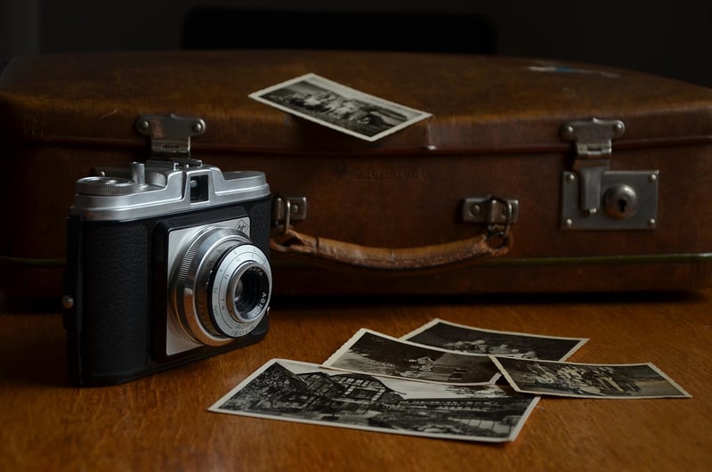 Vintage Suitcase Shelves